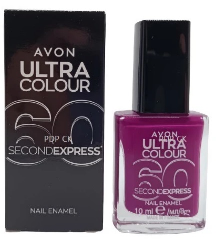 Лак для ногтей AVON ULTRA Color Second Express Быстросохнущий УЛЬТРАФИОЛЕТОВЫЙ