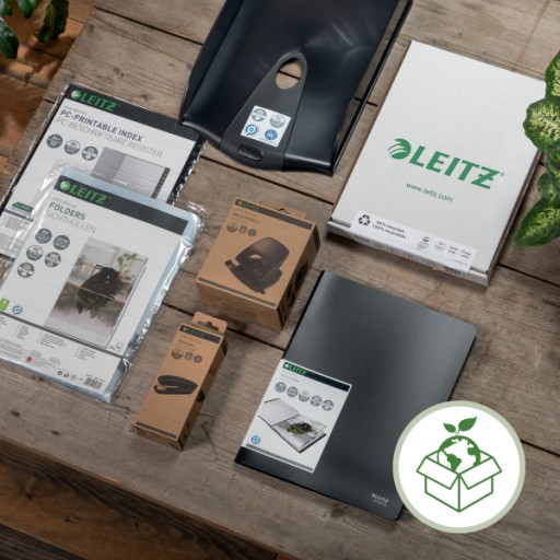 Ofertówki A4 groszkowe 140mic Recycle Leitz 25szt.