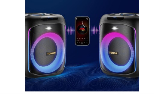 Портативная колонка с двумя караоке-микрофонами K6 Tonor