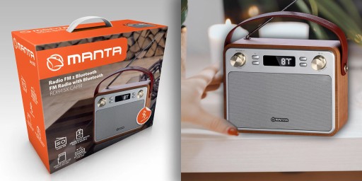 Розетка - портативное радио Bluetooth Manta RDI915X