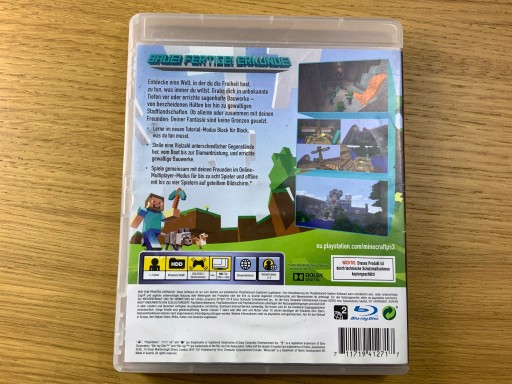 Диск MINECRAFT очень хороший PL PS3