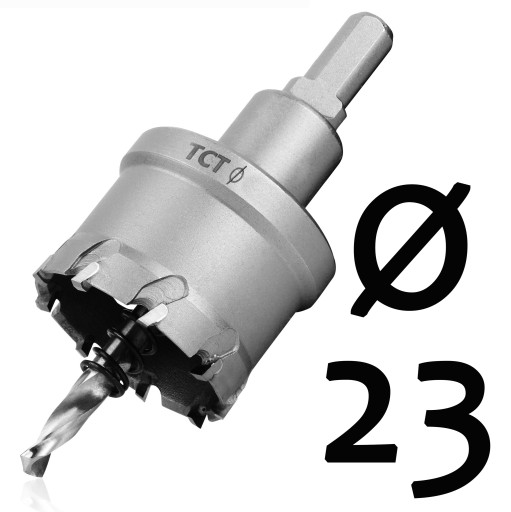 OTWORNICA WIDIOWA FI 23x25 MM WĘGLIK SPIEKANY TCT DO METALU STAKO