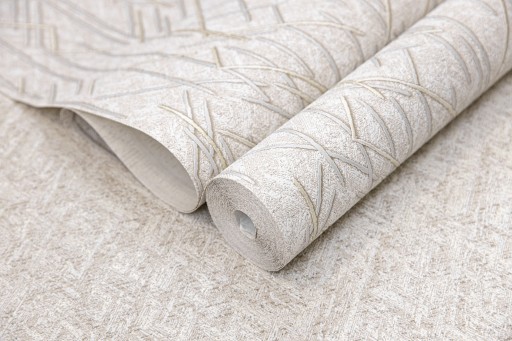 Обои для стен Modern Fabric Herringbone Lines Бежевые 1576-61