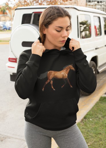 BLUZA KANGURKA DLA MAMY SIOSTRY CIOCI KOŃ WZORY