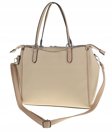 Maria C. Женская сумка из экокожи бежевого цвета MC663 Beige