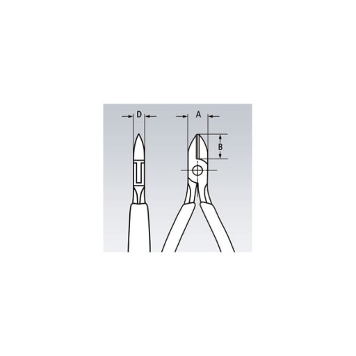 KNIPEX Бокорезы для электроники