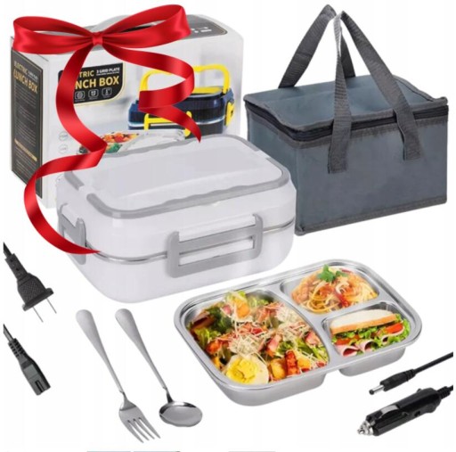 ЭЛЕКТРИЧЕСКИЙ подогреватель еды LUNCH BOX 1,5л 12В/24В и 220В
