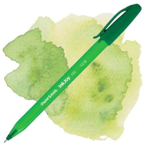 ГЕЛЕВАЯ РУЧКА с замком PAPERMATE INKJOY, набор из 50 зеленых ручек