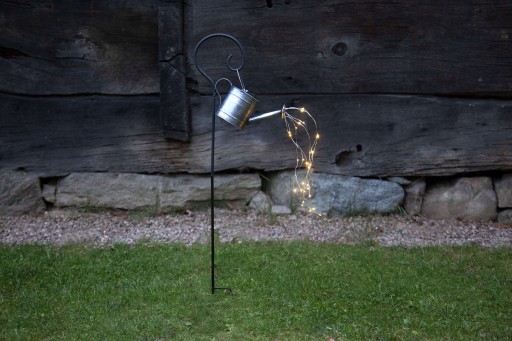 LED SOLAR садовая лейка шведское украшение