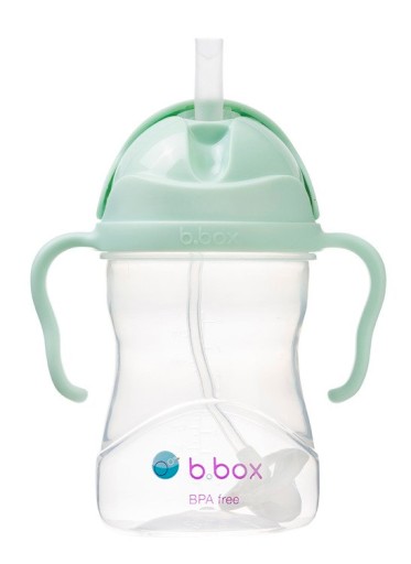 B.BOX Инновационная бутылка для воды BBOX Pistachio с трубочкой
