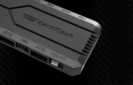 DARKFLASH KONTROLER WENTYLATORÓW KOMPUTERA MODUŁ ARGB PWM HUB 5V