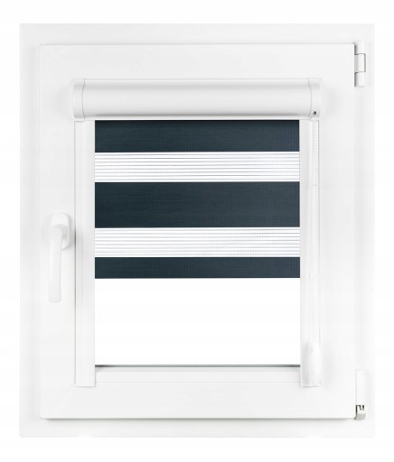ROLETA Dzień Noc W KASECIE Z PROWADNICAMI 134x150 zebra