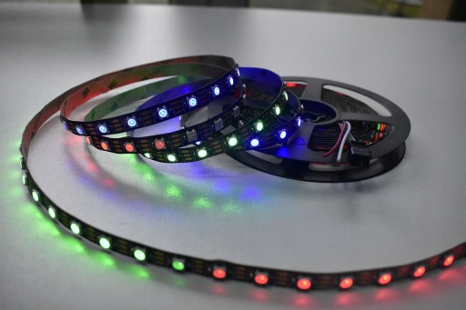 Taśma LED 5050 RGB WS2812B Magic 60 led/m IP20 5m