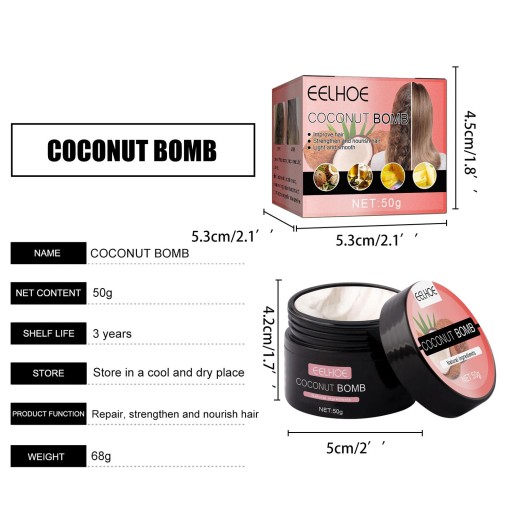 Питательная маска для волос Coconut Bomb Nutrition I
