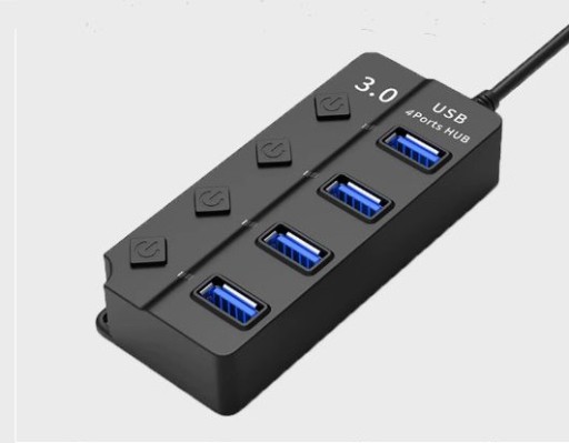Разветвитель HUB, 4 порта, разветвитель USB 3.0