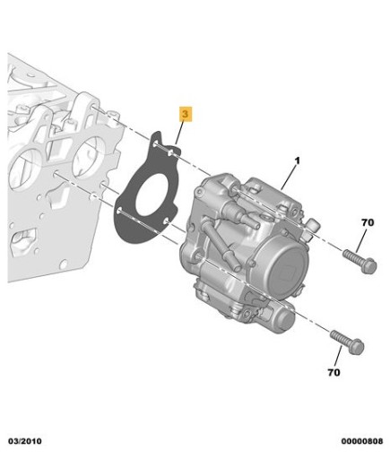 ПРОКЛАДКА ТНВД FORD GALAXY 2.0 TDCI