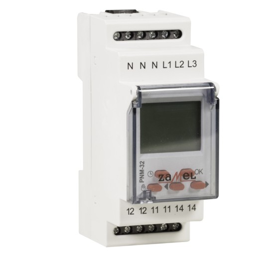 ZAMEL PRZEKAŹNIK KONTROLI NAPIĘCIA LCD 3F PNM-32