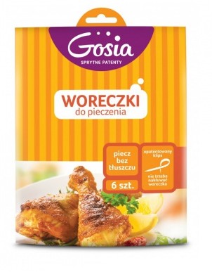 Выпекающие мешки толстый Gosia 50x50см 6 шт.