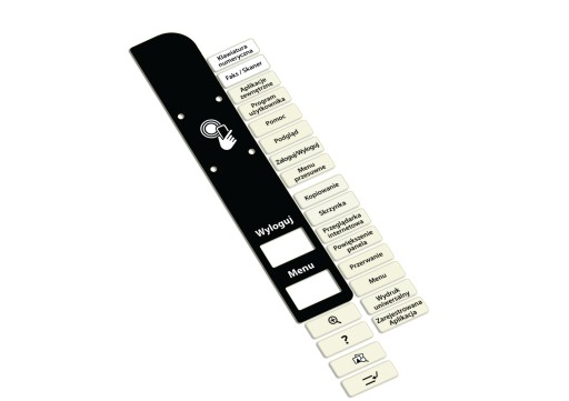 Konica Minolta Bizhub C258/C308 Наклейка на панель