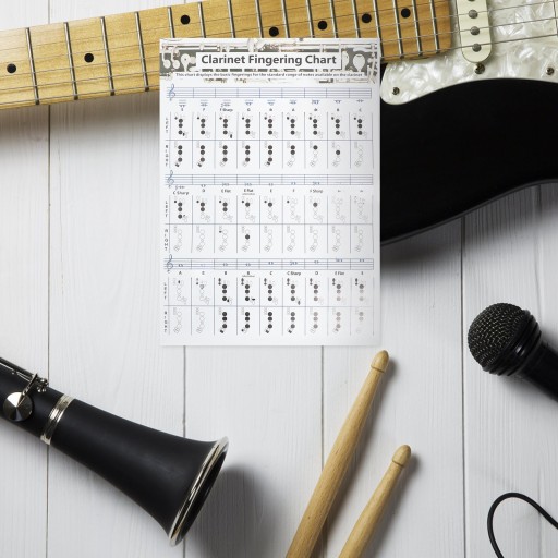 ПЛАКАТ CLARNETT CHORD РУКОВОДСТВО ПО ИЗУЧЕНИЮ ХОРА CLARNET