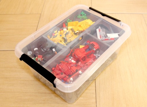 КОНТЕЙНЕР ДЛЯ LEGO BRICKS 12,5 л + органайзер