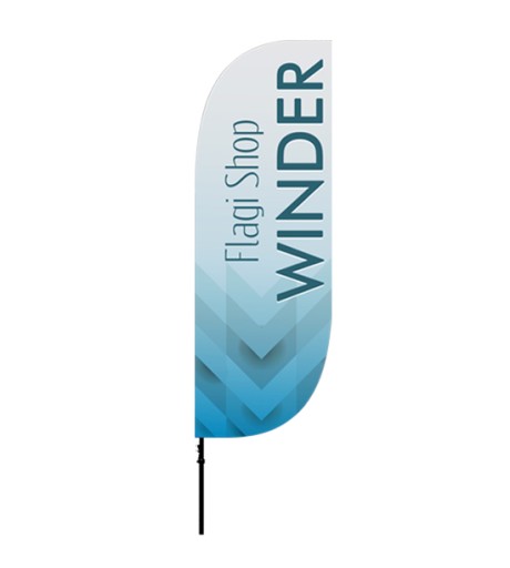 Husar 290 см Winder Beach парусная мачта с рекламным флагом Корпоративный + ДИЗАЙН