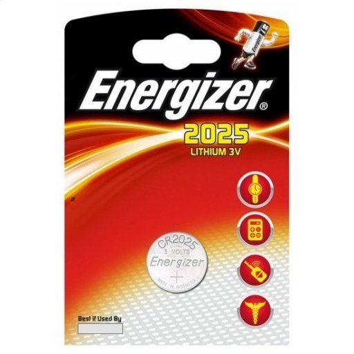 Литиевая батарейка Energizer CR2025 (блистер по 1 шт.)