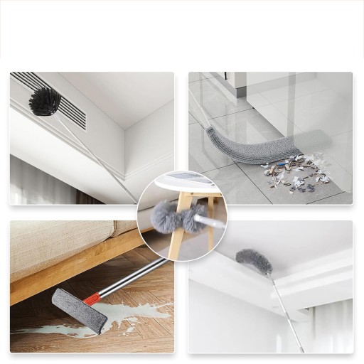 MOP MYJKA DO OKIEN SZYB LUSTER OKNA SZYB ŚCIĄGACZKA MIKROFIBRA 2.1M 2W1