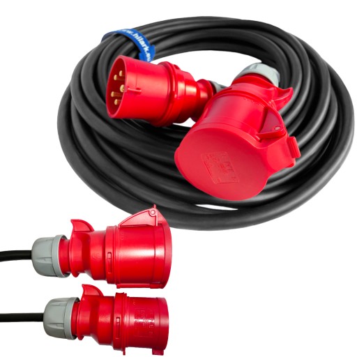 Резиновый удлинитель силовой H07RN-F 5х2,5 20м OnPD 16А
