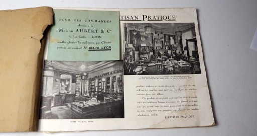 L'ARTISAN PRATIQUE 1926 ДОВОЕННЫЙ КАТАЛОГ