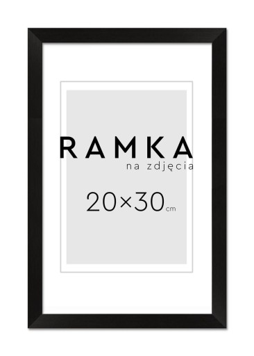 Черная Фоторамка 20х30 см Фоторамка 30х20 см