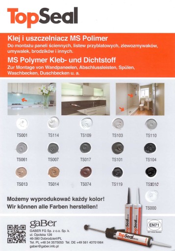 TopSeal TS061 - klej i uszczelniacz MS Polimer