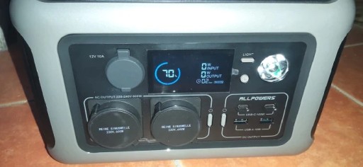 Przenośna elektrownia panel słoneczny 600W aku R600 100W