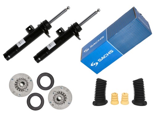 ПЕРЕДНИЕ АМОРТИЗАТОРЫ SACHS + ПОДУШКИ КРЫШКИ БАМПЕРЫ BMW F30 F31