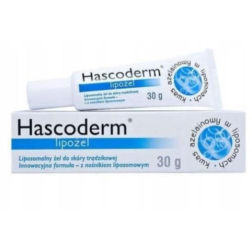 HASCODERM ЛИПОГЕЛЬ 30г / УХОД ЗА КОЖЕЙ АКНЕ / АЗЕЛАИНОВАЯ КИСЛОТА