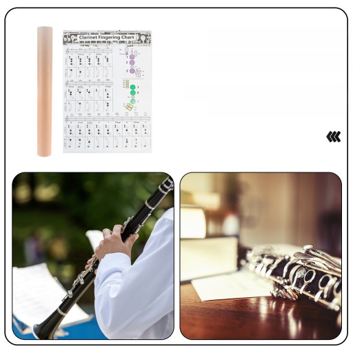 ПЛАКАТ CLARNETT CHORD РУКОВОДСТВО ПО ИЗУЧЕНИЮ ХОРА CLARNET