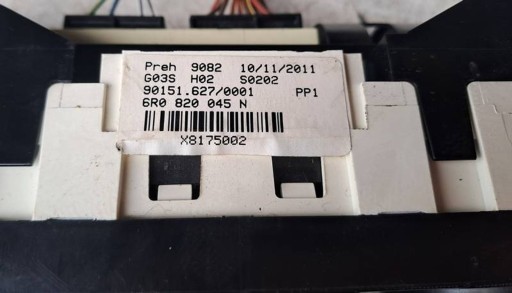 VW POLO V 6R 12r PANEL NAWIEWU KLIMATYZACJI 6R0820045N