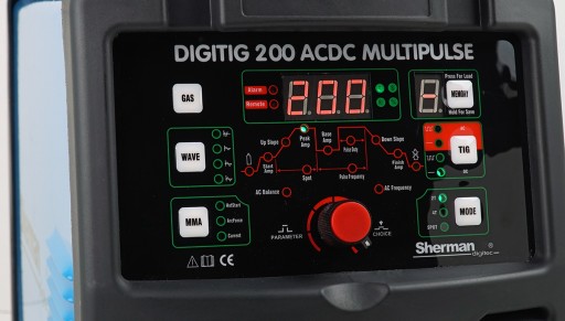 Многоимпульсный сварочный аппарат TIG AC DC 200 Sherman DIGITIG