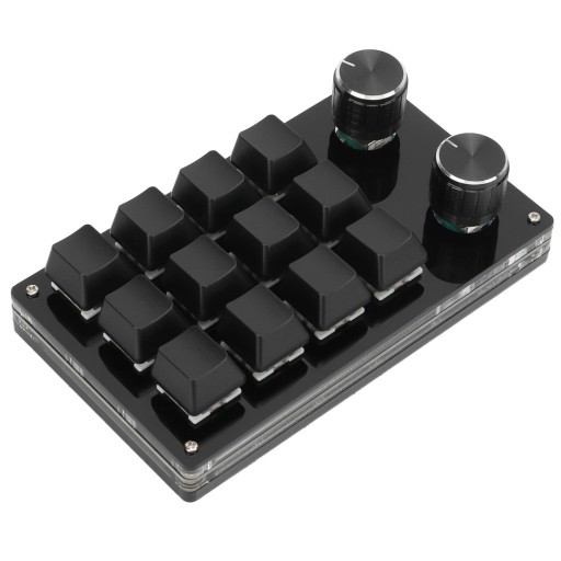 MINI PROGRAMOWALNA KLAWIATURA 12 KLAWISZE CZARN