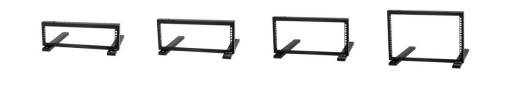 Стойка 19'' Spacetronik 2U 350мм ЧЕРНАЯ