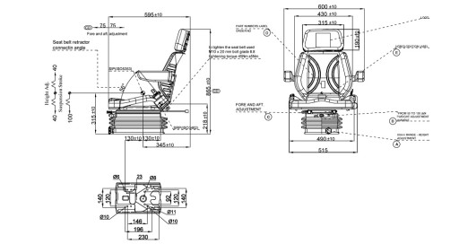 СИДЕНЬЕ, КРЕСЛО URSUS 385 902 912 1224 ZETOR WELUR