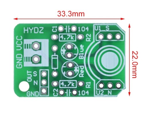 Датчик Холла S-N полюсный детектор DIY KIT