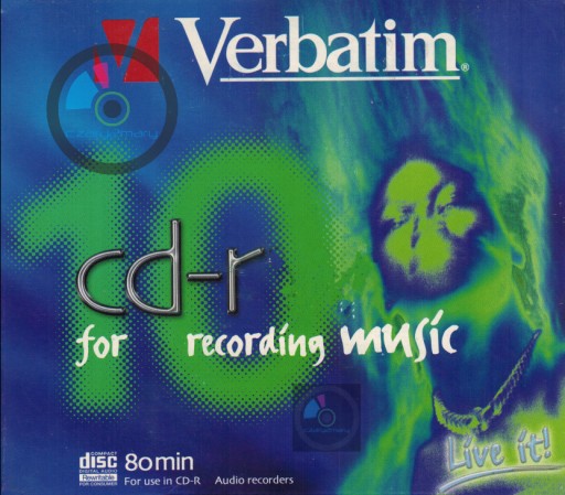 Verbatim CD-R Audio Music 10 шт. ЛОГОТИП
