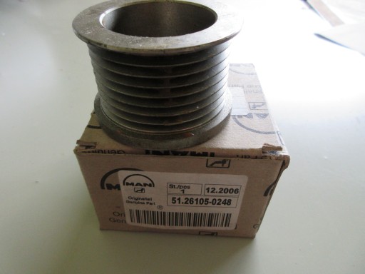 ШКИВ ГЕНЕРАТОРА MAN TGA 51261050248