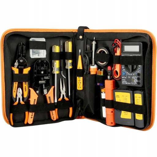 ZESTAW ZACISKARKA RJ45 TESTER KABLI LAN JM-P15