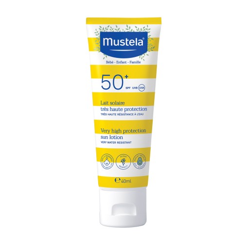 Набор MUSTELA SUN: Малыш на отдыхе (гель 100 мл плюс молочко SUN Milk 40 мл)