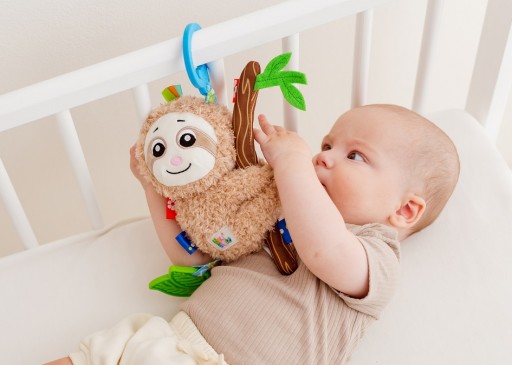 BaliBaZoo SLOTH Подвесной прорезыватель-прорезыватель RATTLE 0м+