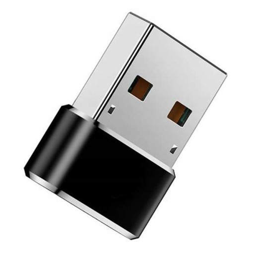 АДАПТЕР USB НА TYPE-C АДАПТЕР ЧЕРНЫЙ USB-C