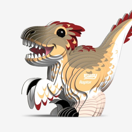Details Alone Dinosaur Raptor ECO 3D Puzzle
