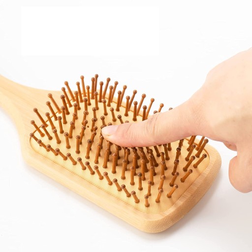 bambusowa szczotka do masażu włosów dla kobiet Natural Bamboo Hair Brush